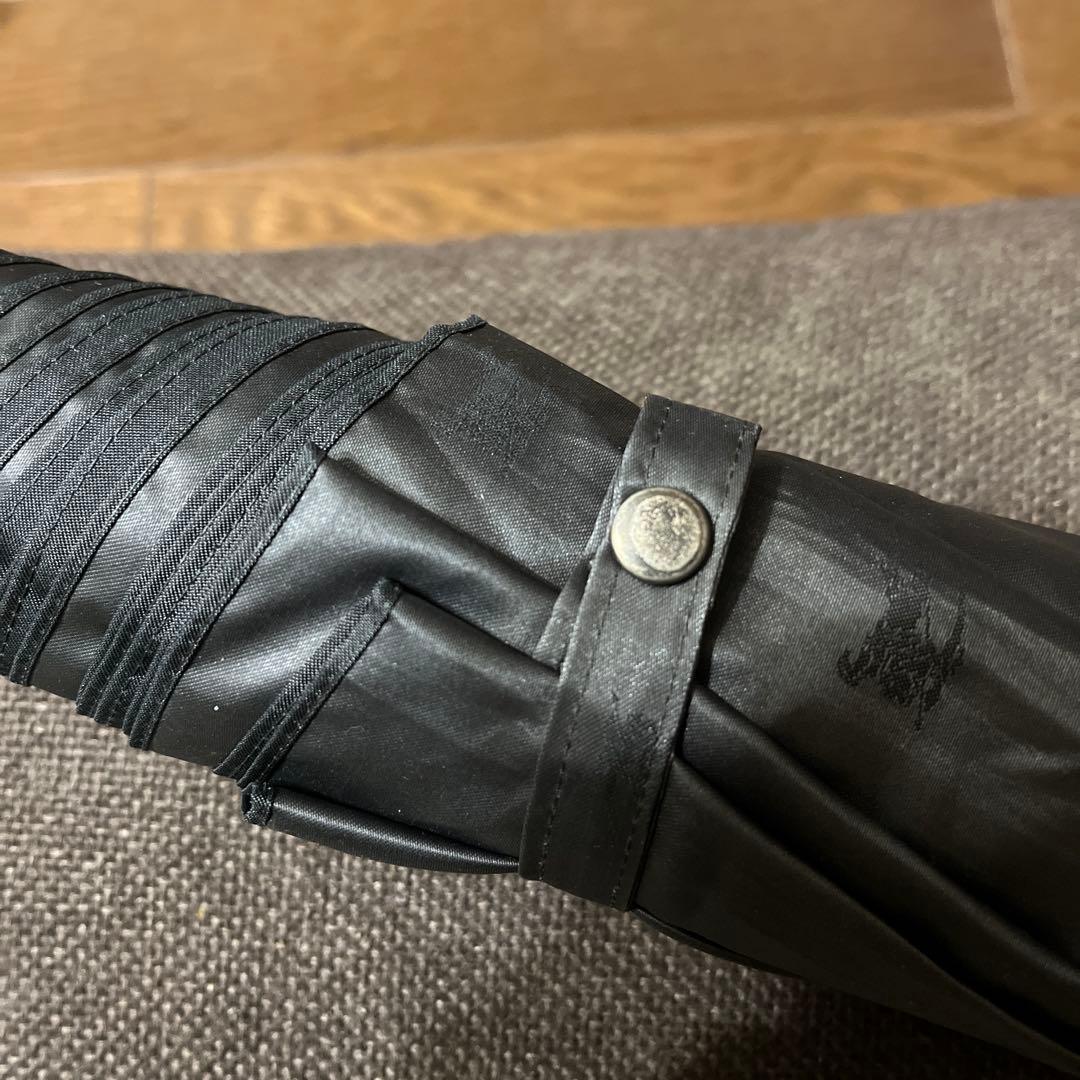 美品♪ バーバリーBurberry ホースマーク柄　折り畳み傘　ブラック