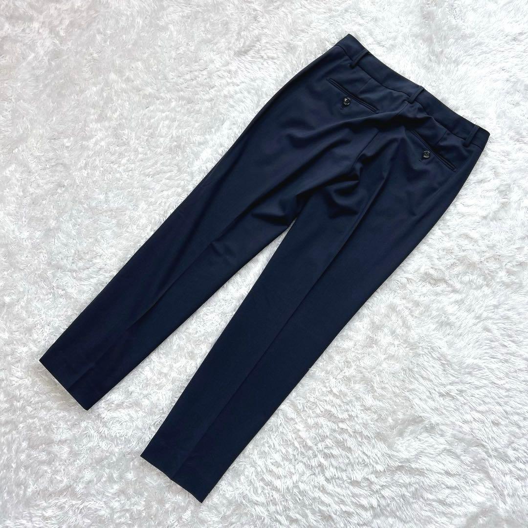 【美品】 Theory　パンツスーツ　オフィスウェア　セットアップ　紺　0サイズ