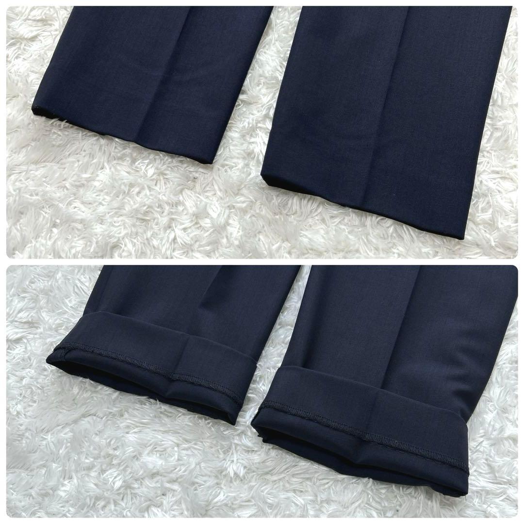 【美品】 Theory　パンツスーツ　オフィスウェア　セットアップ　紺　0サイズ