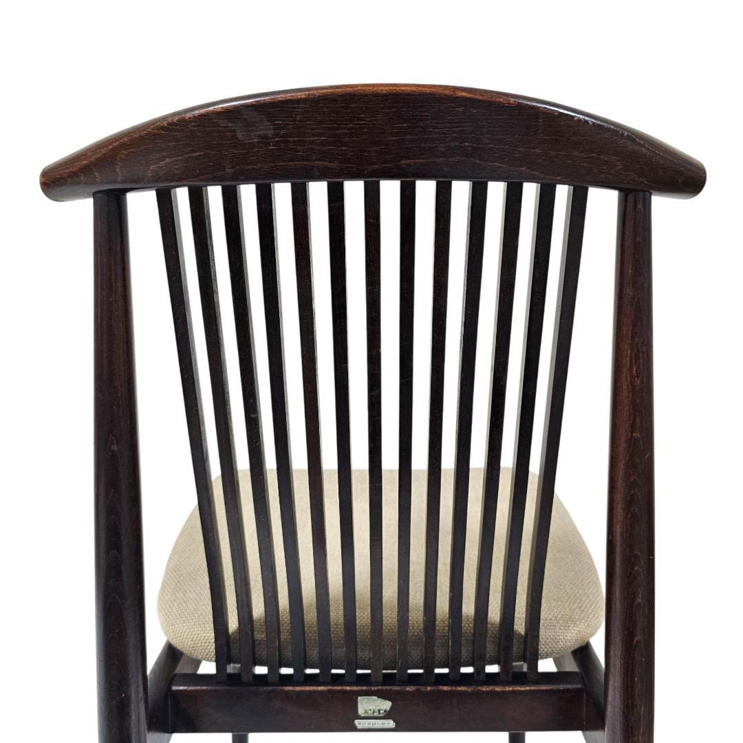 希少 旧ロゴ 飛騨産業 ダイニングチェア② スピンドルバック オールドキツツキ