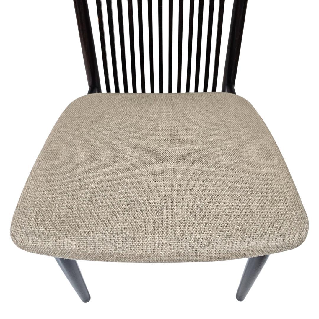 希少 旧ロゴ 飛騨産業 ダイニングチェア② スピンドルバック オールドキツツキ