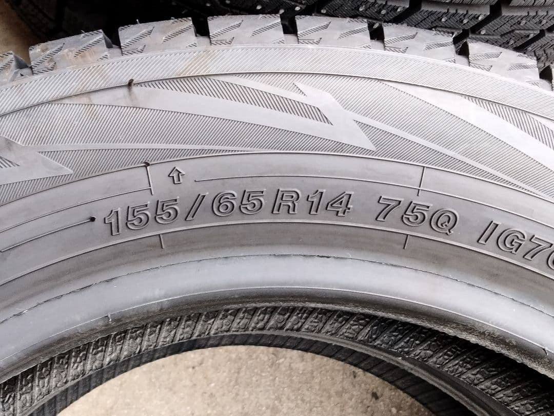YOKOHAMA iceGUARD 155/65R14 スタッドレス軽用 山口