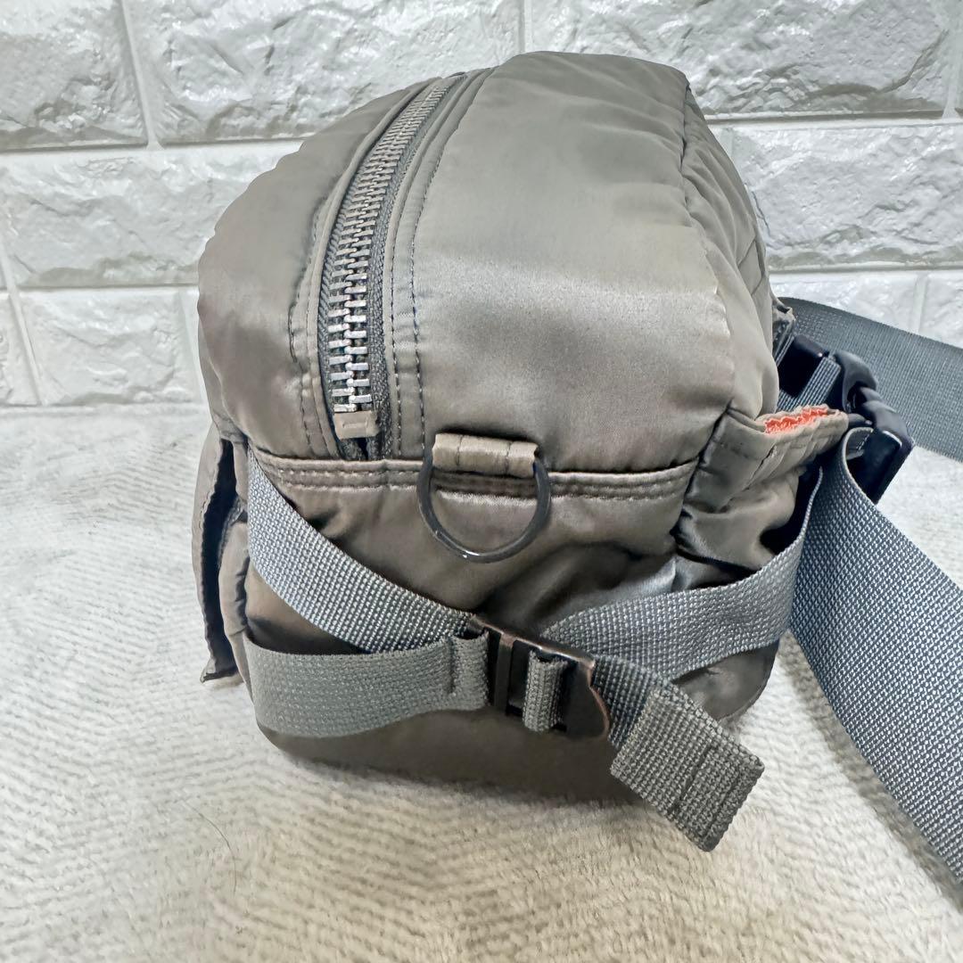 PORTER タンカー ウエストバッグ シルバーグレー ボディバッグ