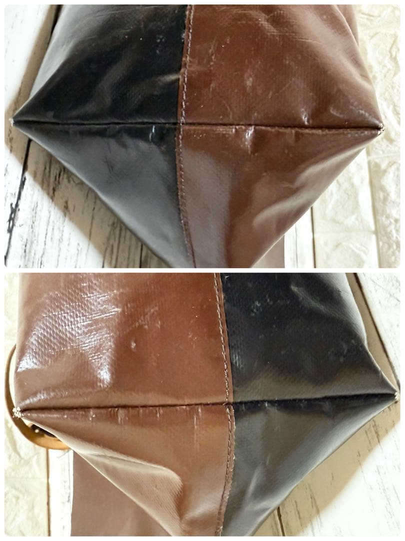 MARNI TRIBECA マルニ トライベッカ PVCトートバッグ