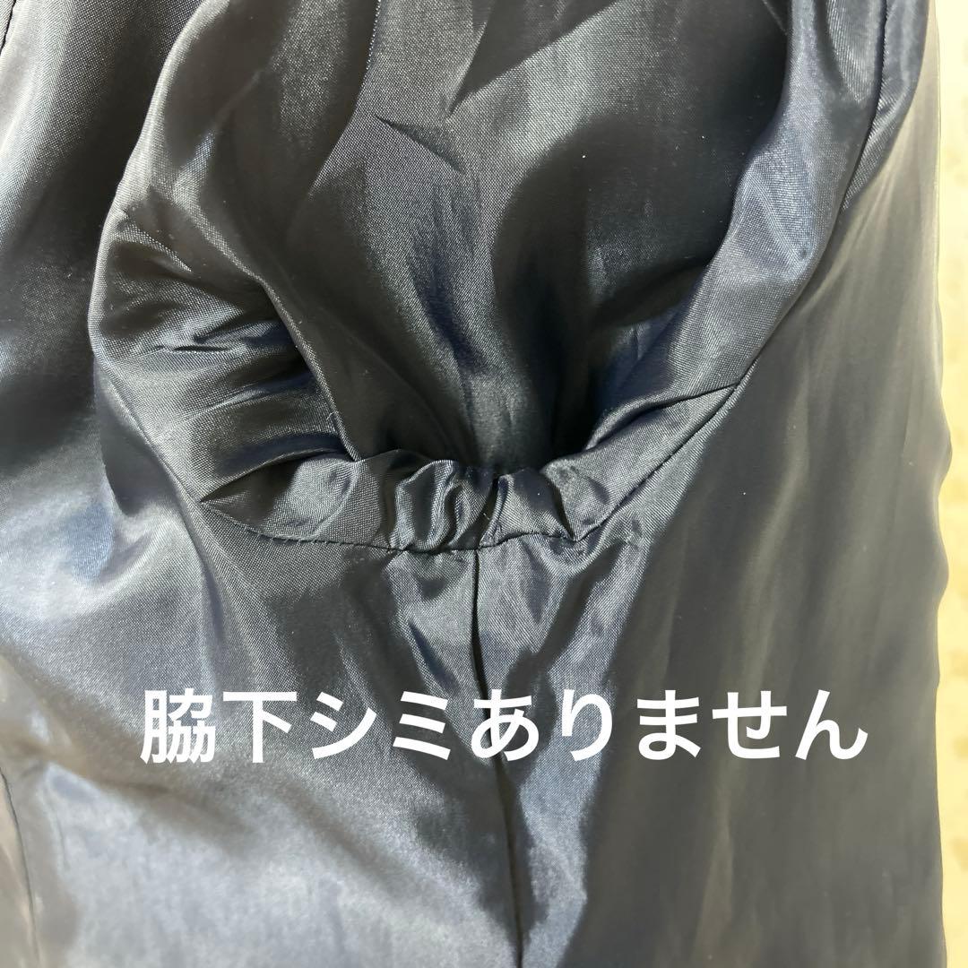 超美品　慶應中等部合格　お受験コート　濃紺　験担ぎ　フォーマル　合格グッズ　通塾