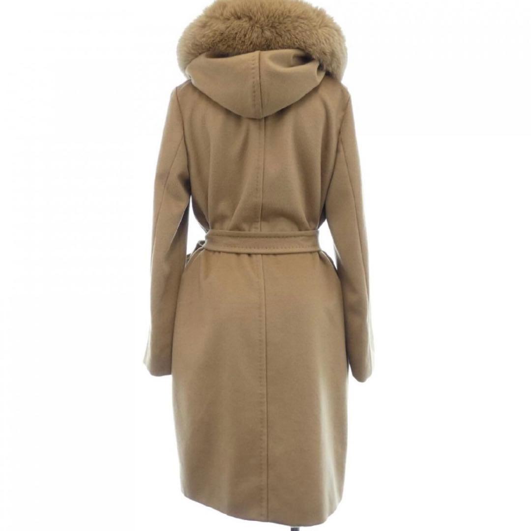 MaxMara ベージュ ファー コート