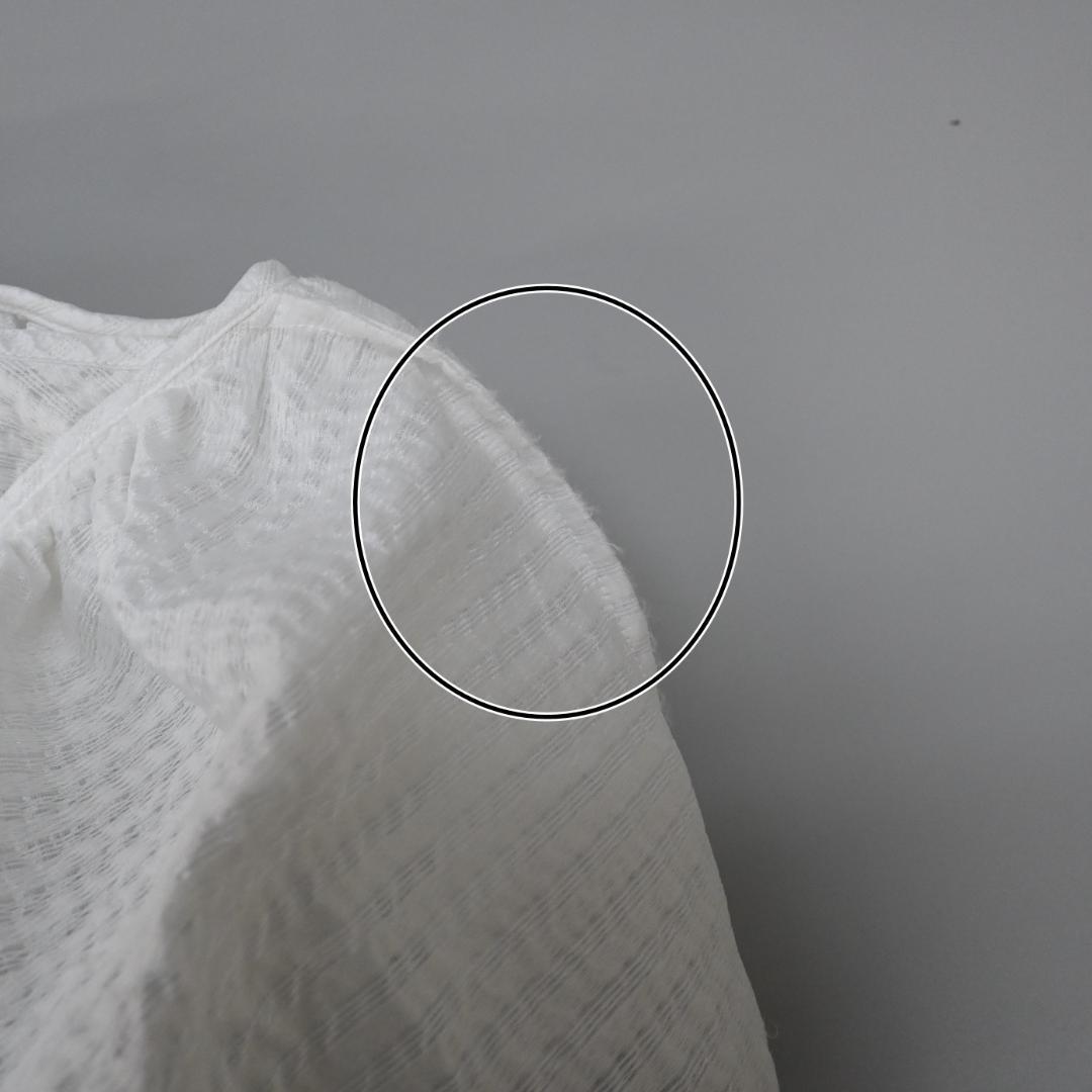 □ 47066★夏 セシリーバンセン シャツブラウス ホワイト UK8