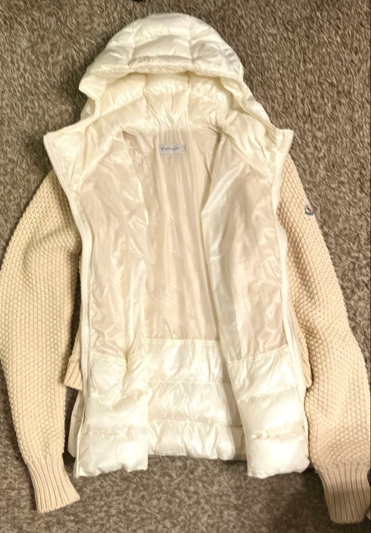 モンクレール　レディース　切り替えニットダウン　サイズS