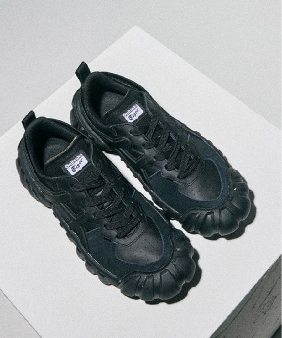 オニツカタイガー 24.5cm DENTIGRE LS デンティグレ ブラック