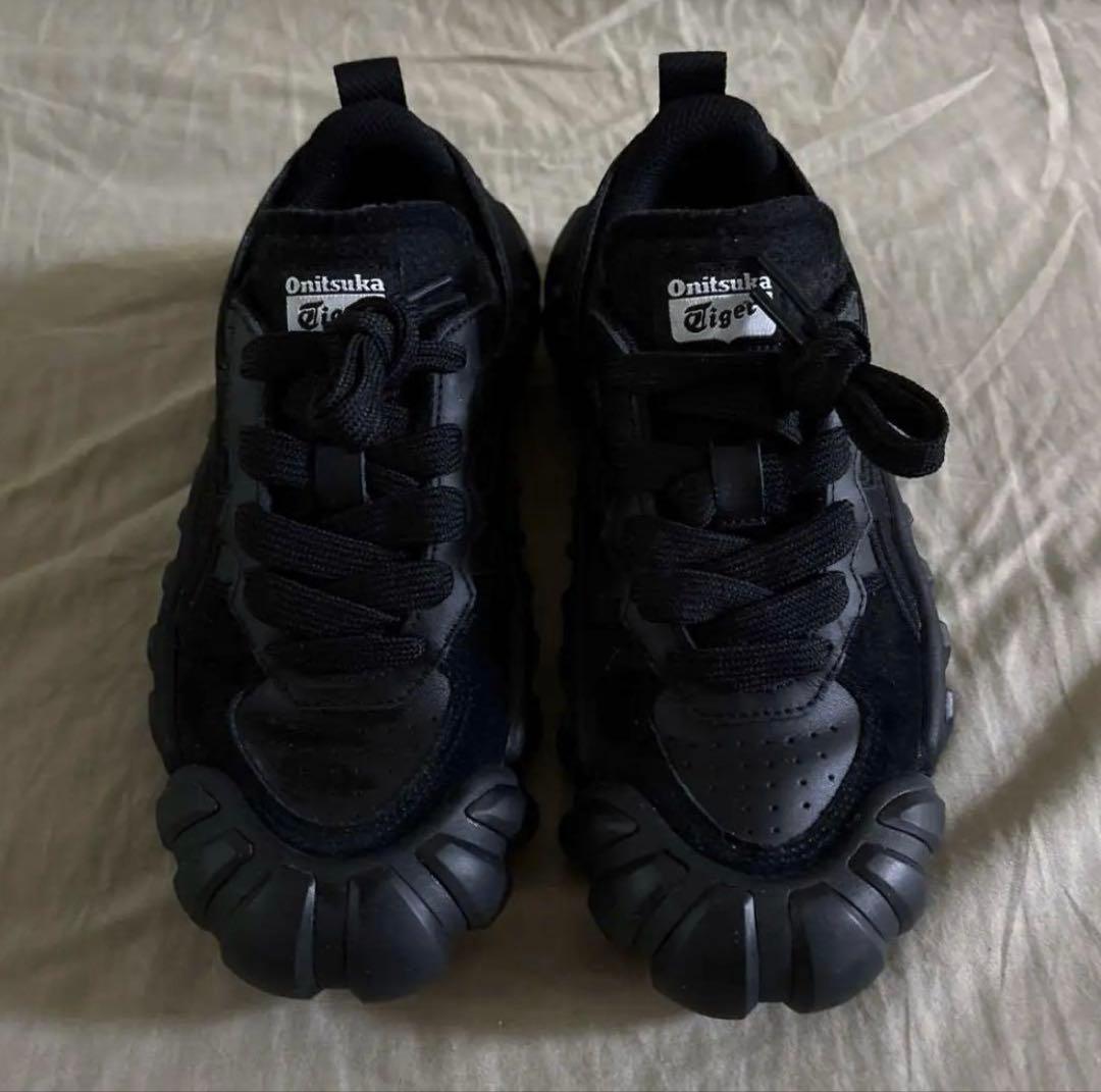 オニツカタイガー 24.5cm DENTIGRE LS デンティグレ ブラック