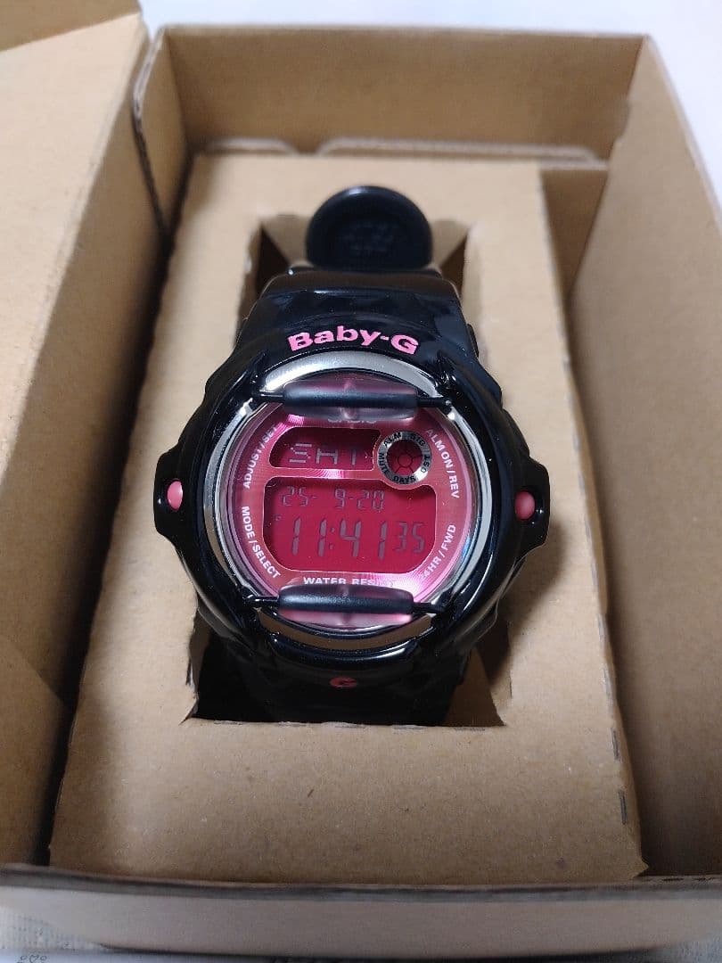 新品未使用 CASIO Baby-G 艶ありブラック BG-169R
