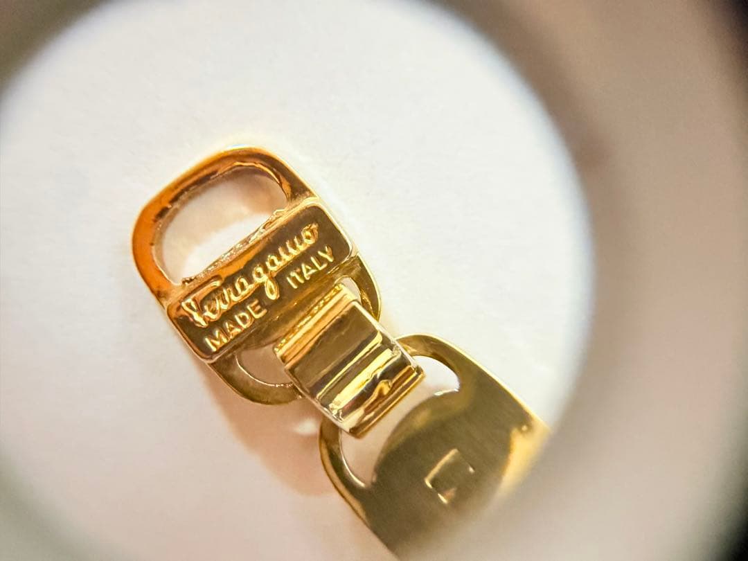 Ferragamo フェラガモ チェーンブレスレット ゴールド