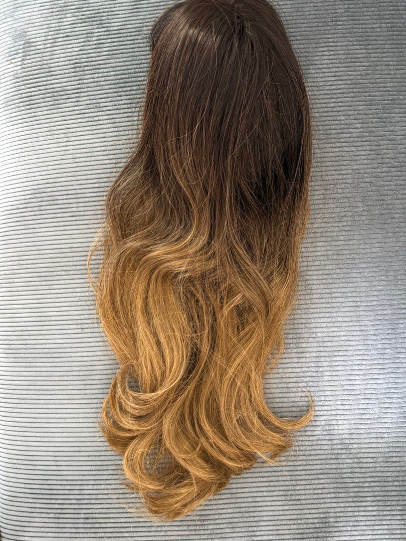 PINKAGE ピンクエイジ　オンブレグレース ロングウェーブ（モースト原糸）