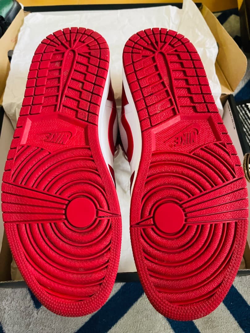 シューズ(男性用) NIKE AIR JORDAN 1 LOW GYM RED