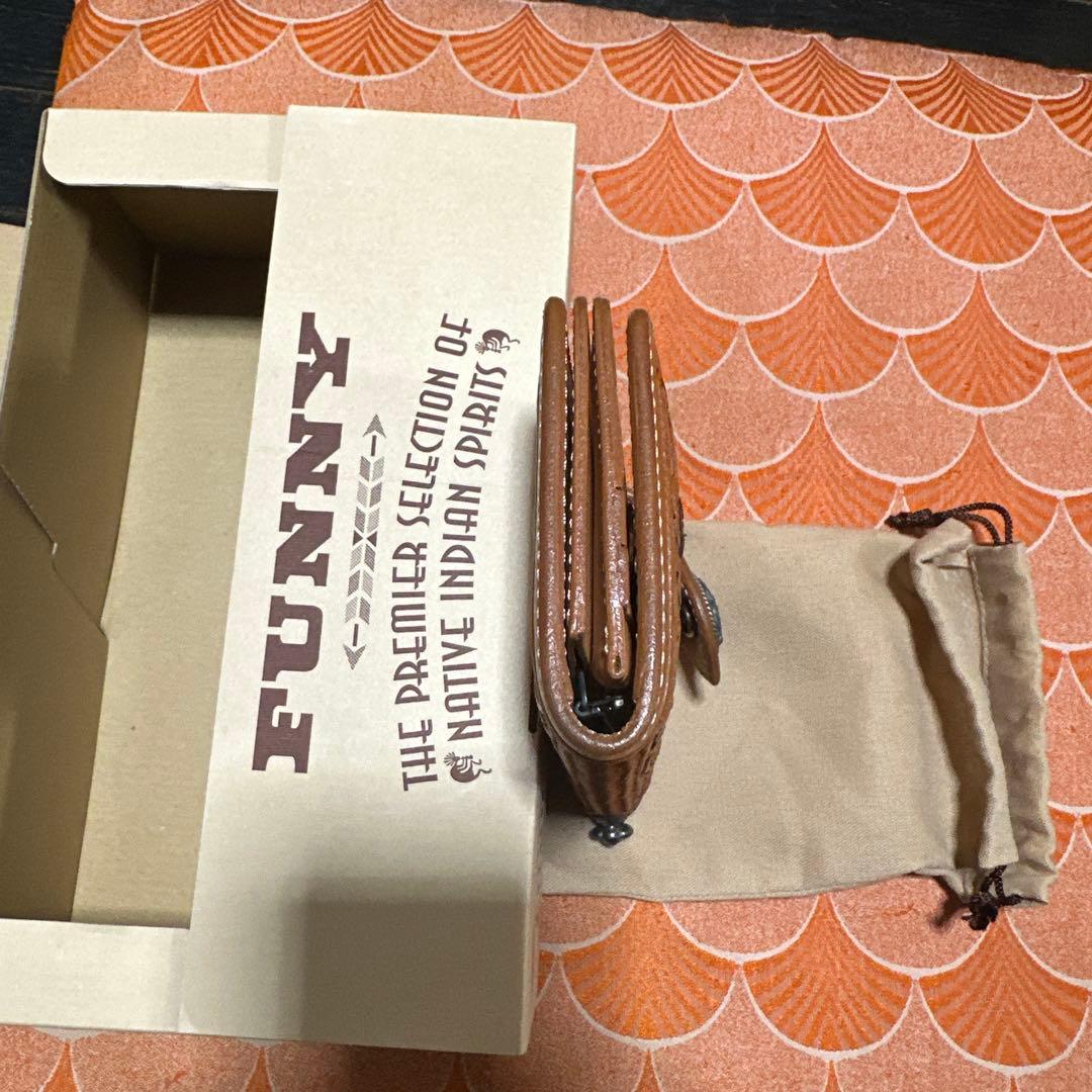 FUNNY カウボーイ　カービング　ウォレット　長財布　特注品　ライダース