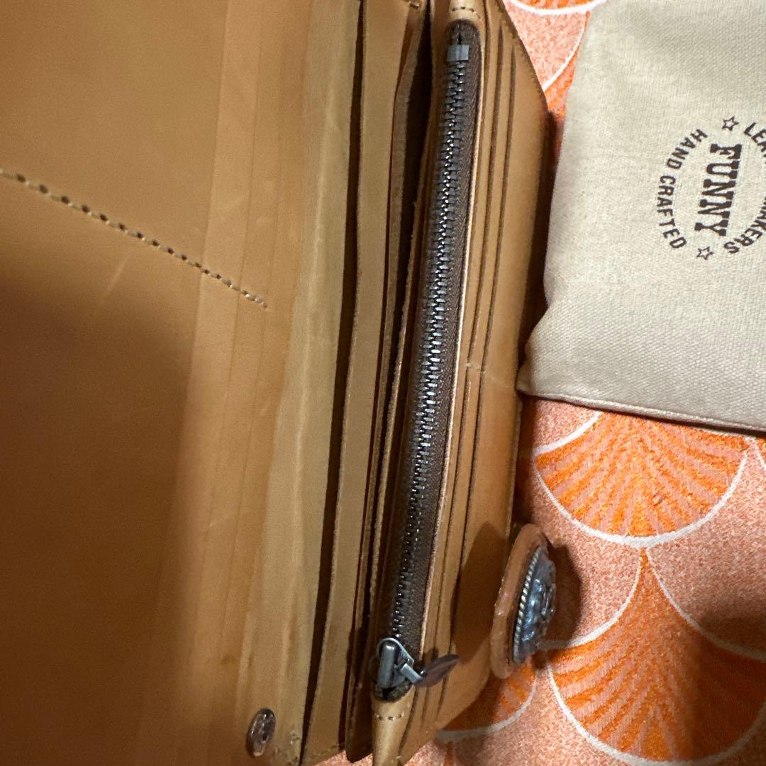 FUNNY カウボーイ　カービング　ウォレット　長財布　特注品　ライダース