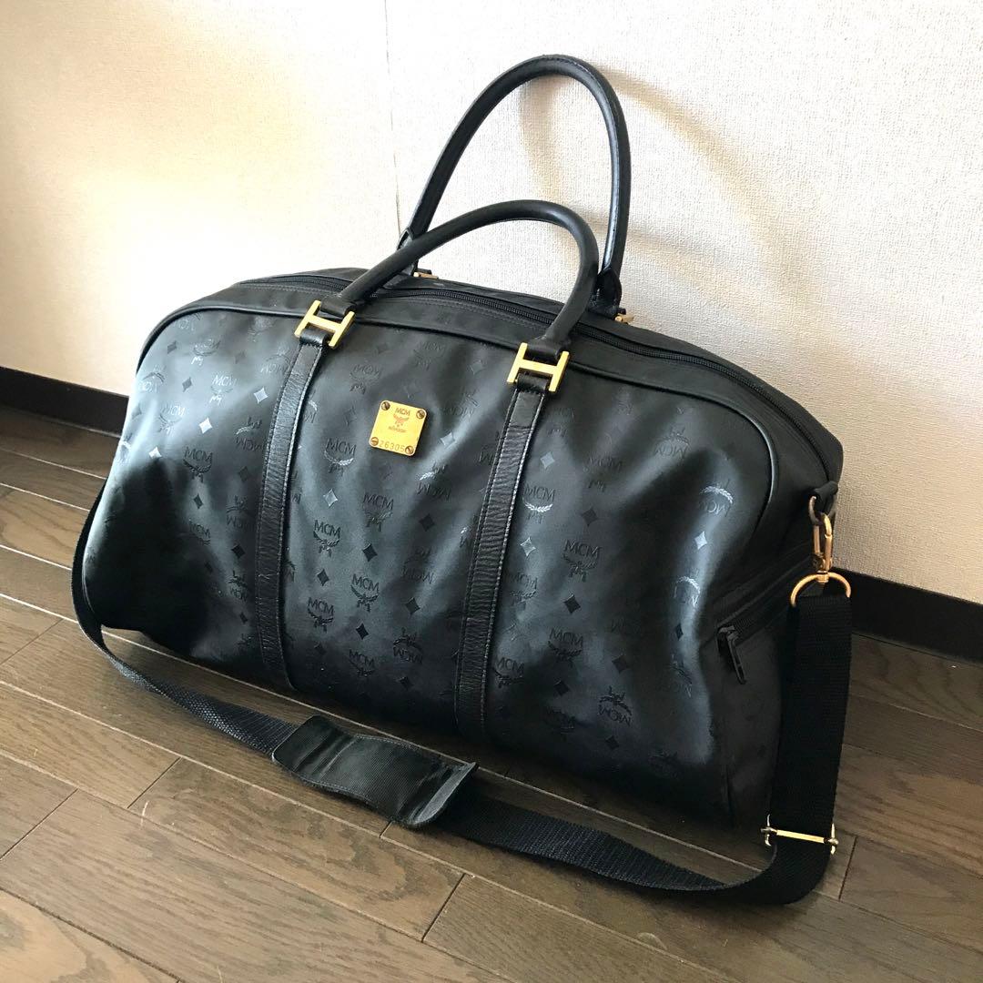MCM ボストンバッグ サイズ大【正規品　型番Z6305】 カラー：ブラック