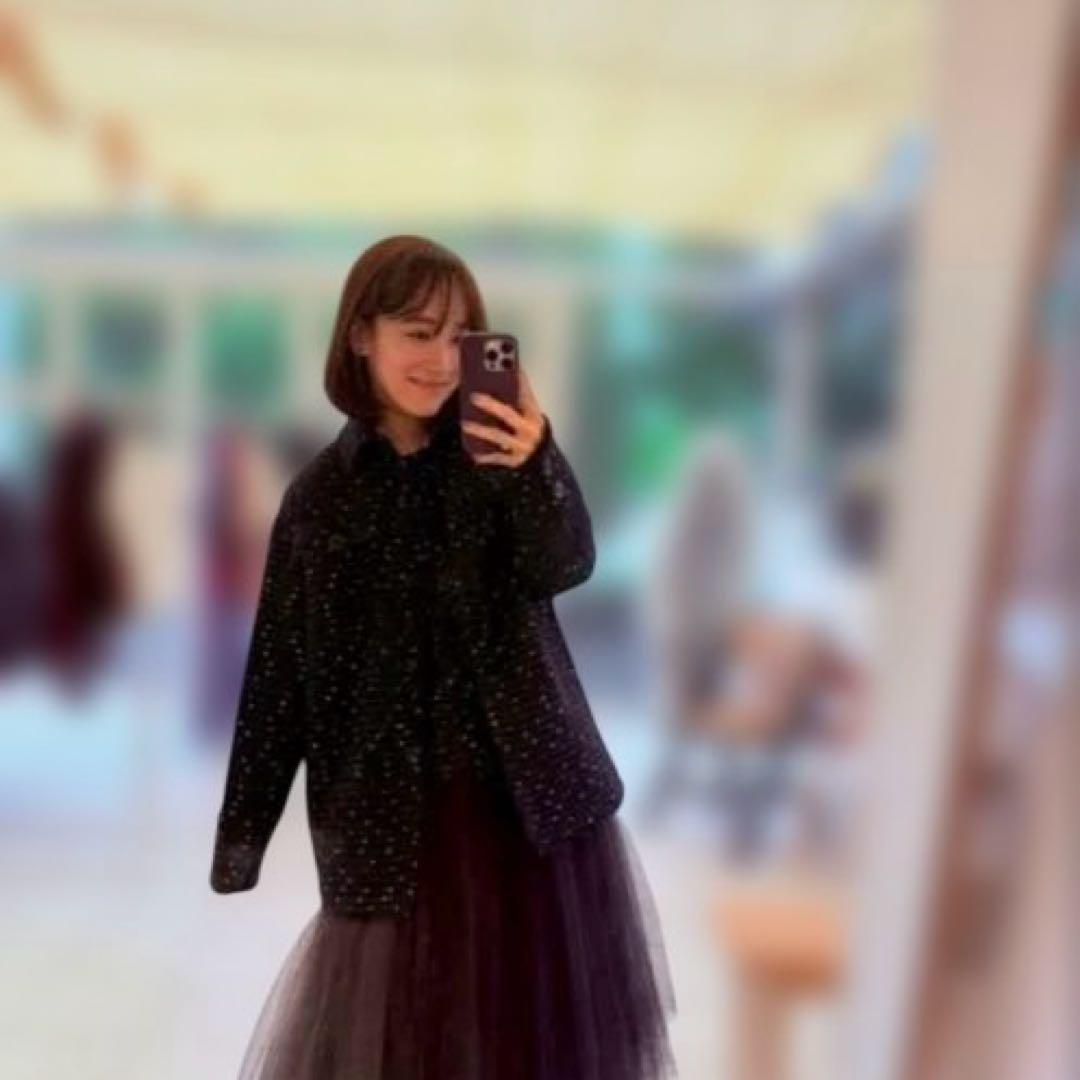 ロージーモンスター　ツイードジャケット　ブラック