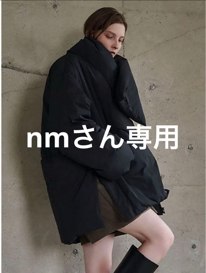 エレンディーク　ELENDEEK オーバーサイズ ダウンジャケット ブラック