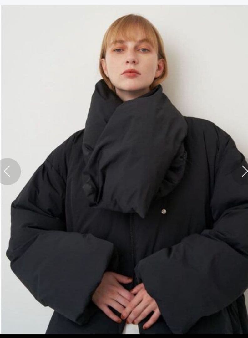 エレンディーク　ELENDEEK オーバーサイズ ダウンジャケット ブラック