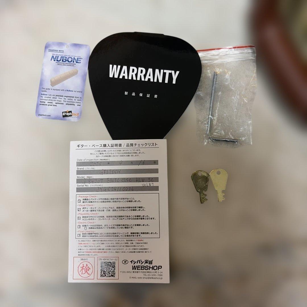 Gretsch G5420T 専用ハードケース付き 2025の4月新品購入