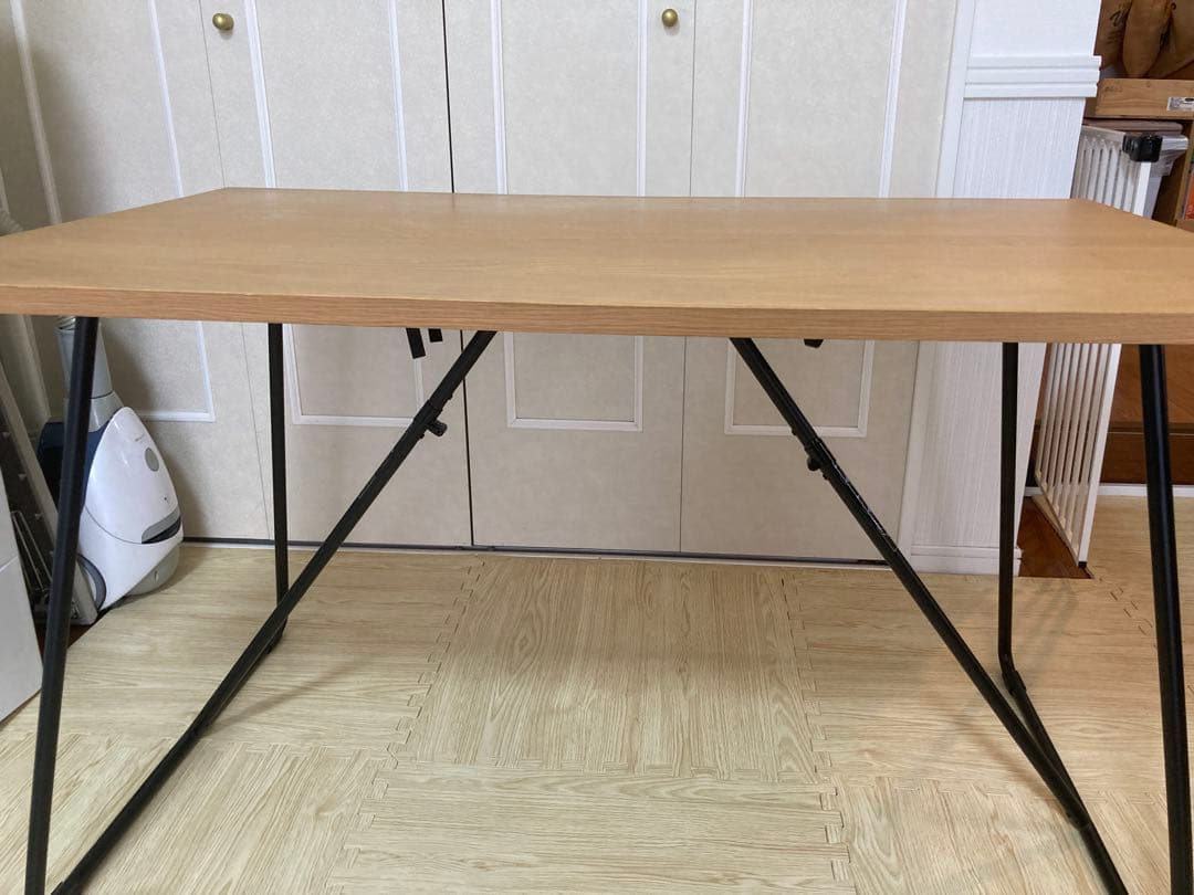 ⭐︎きい⭐︎ 無印良品オーク材折りたたみテーブル　[大阪市中央区］引き取り限定