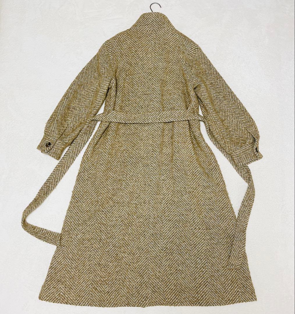 美品☆Steven Alan ヘリンボーン　ジャガード ロングコート　6.3万