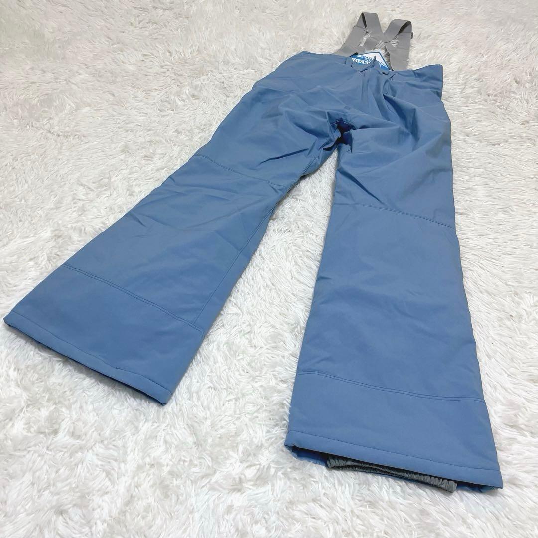 新品タグ付き ONYONE ジュニア スノーウェア上下 150 可愛い総柄と水色