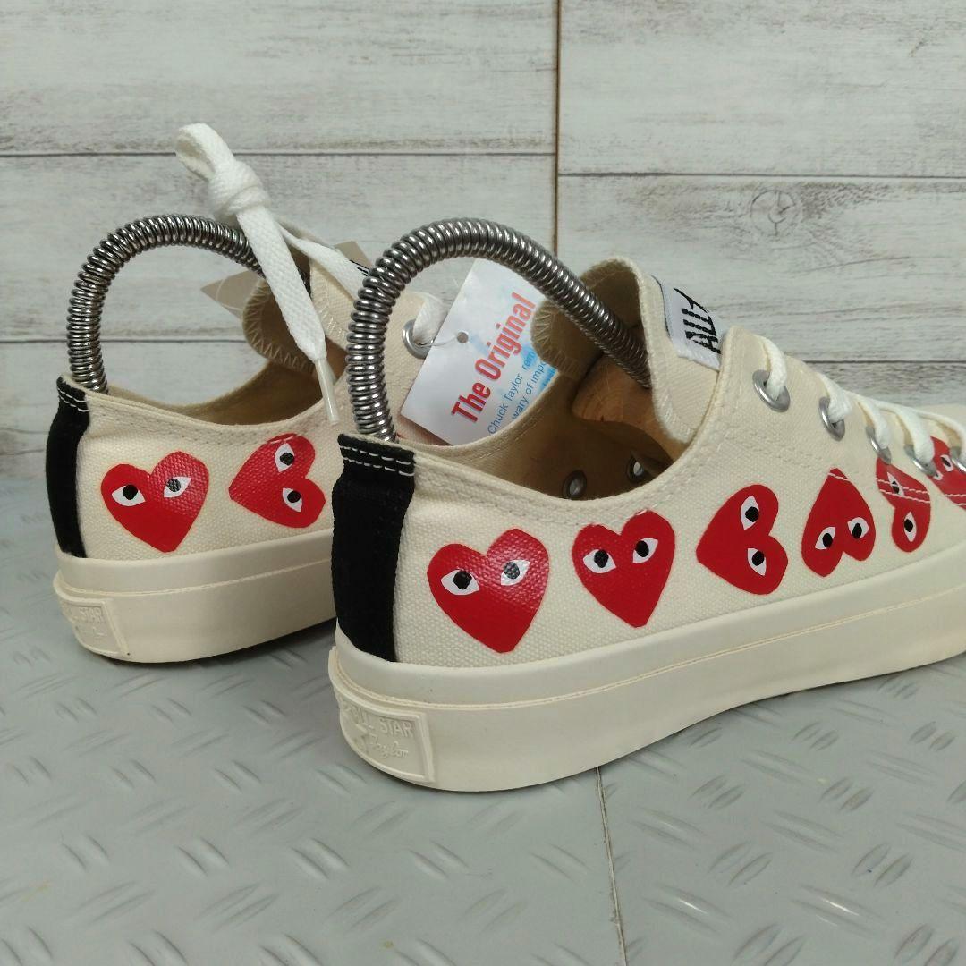 レディース☆新品　コンバース×コムデギャルソン　コラボ　ハート　チャック　23