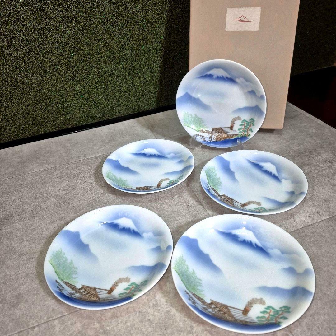 【未使用】宮内庁御用達　深川製磁　取り皿揃5枚組
