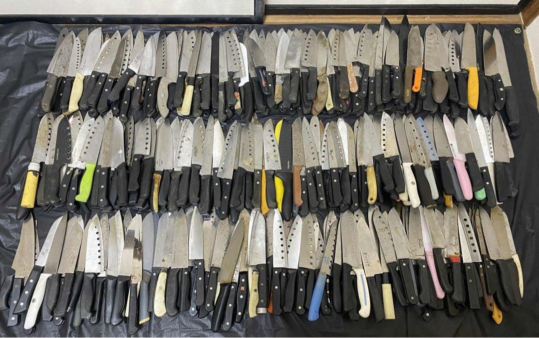 包丁いろいろ 300本大量まとめ売り 和包丁/ステンレス/果物ナイフ ジャンク品