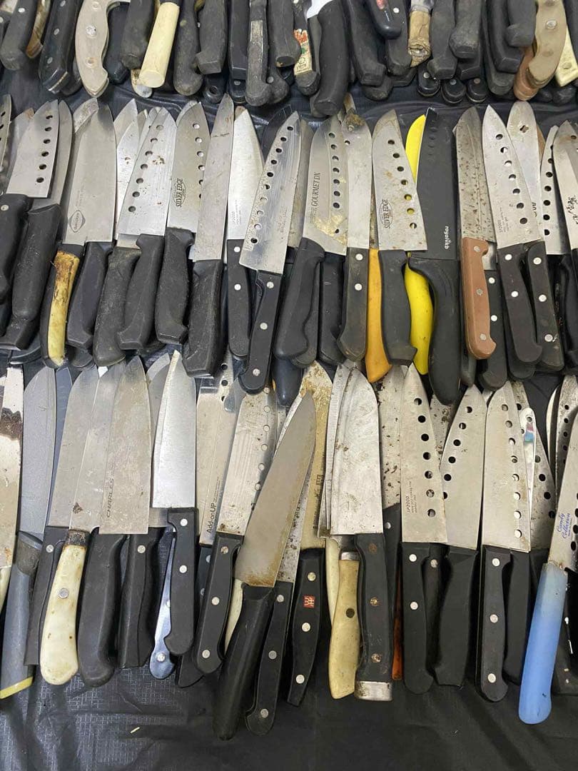包丁いろいろ 300本大量まとめ売り 和包丁/ステンレス/果物ナイフ ジャンク品