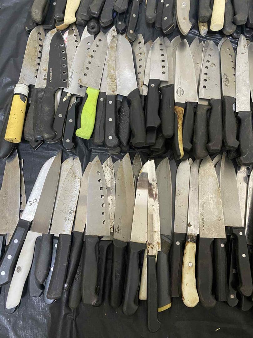 包丁いろいろ 300本大量まとめ売り 和包丁/ステンレス/果物ナイフ ジャンク品