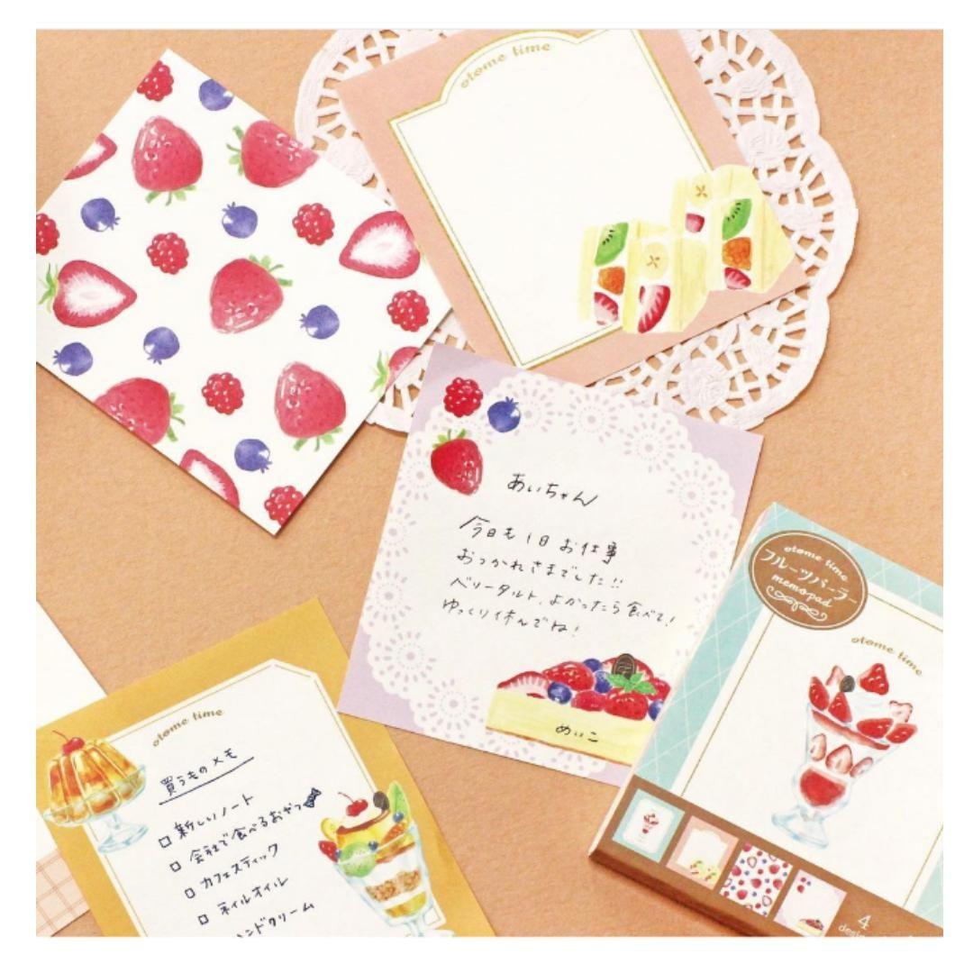 オトメ時間　フルーツパーラー 　メモ　【32枚】　おすそ分け　バラメモ