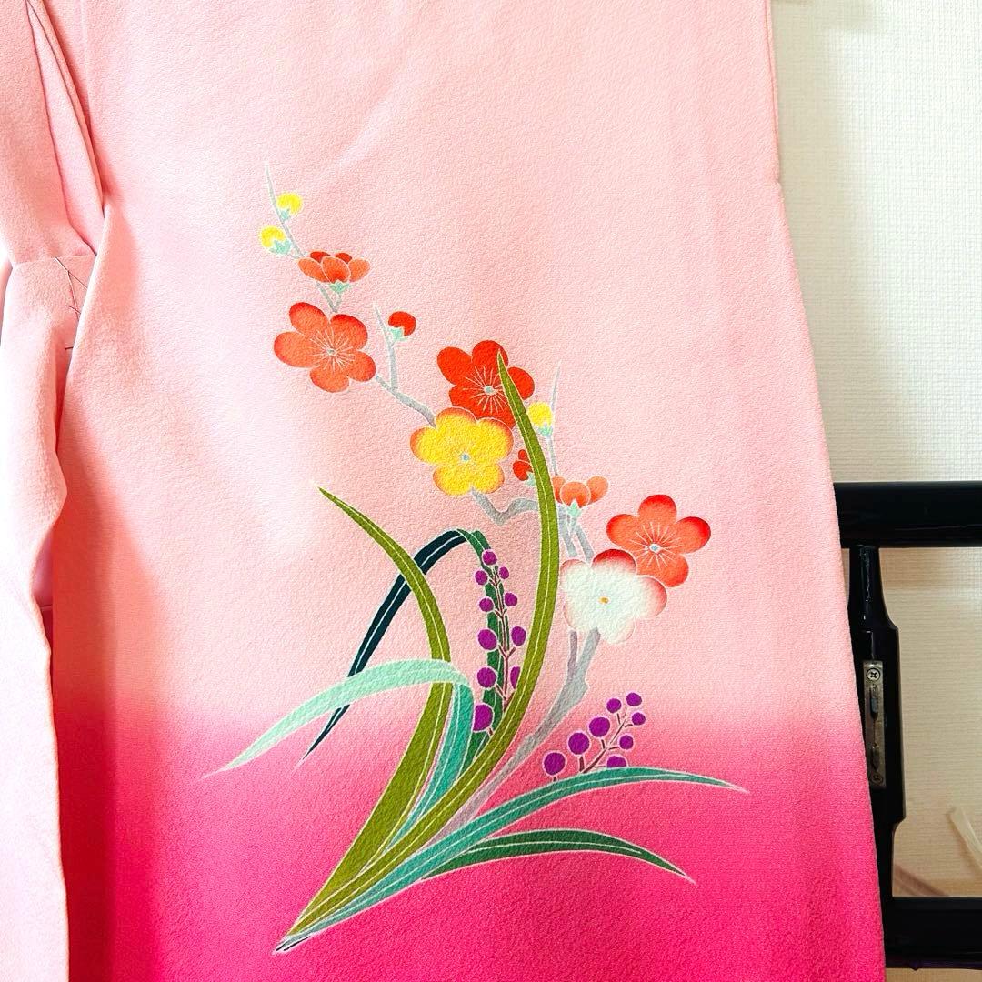 No.5 七五三　3歳 正絹被布フルセット　　加賀友禅