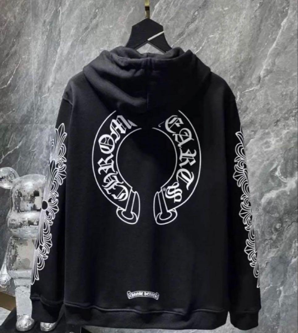 CHROME HEARTS ブラックパーカー 値下げ可能