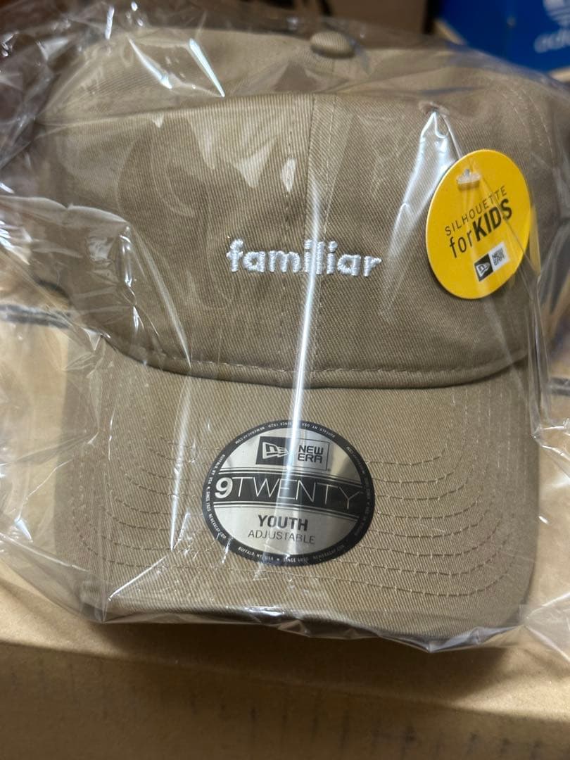 【新品未使用品】NEW ERA × familiar キッズ用　ベージュ