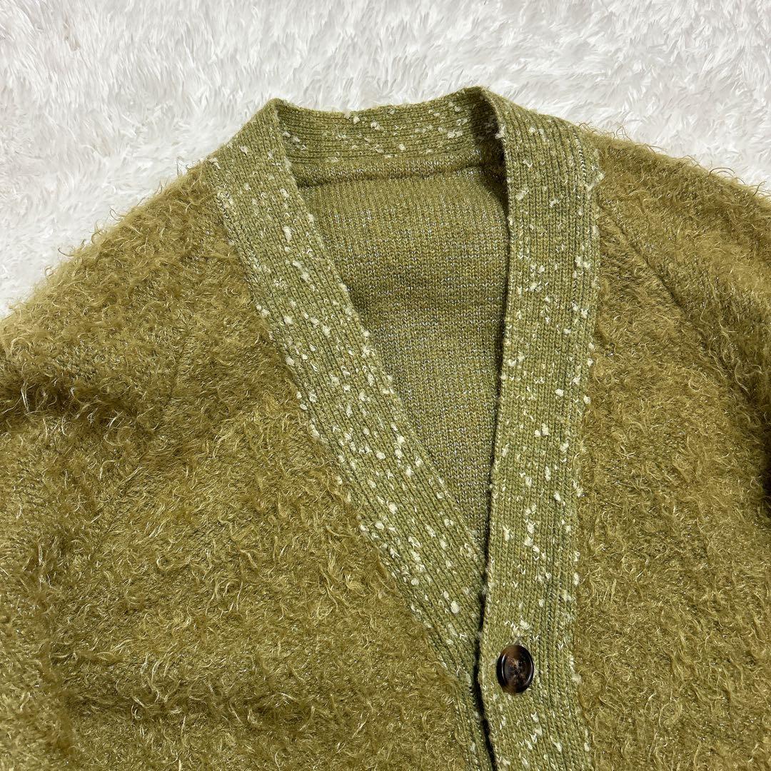 crepuscule シャギーカーディガン 厚手 ラメ入り　rroomm別注