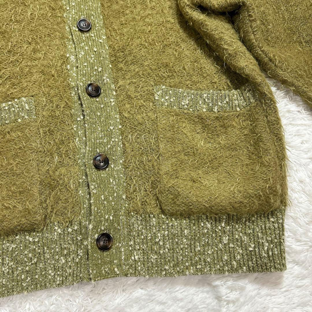 crepuscule シャギーカーディガン 厚手 ラメ入り　rroomm別注