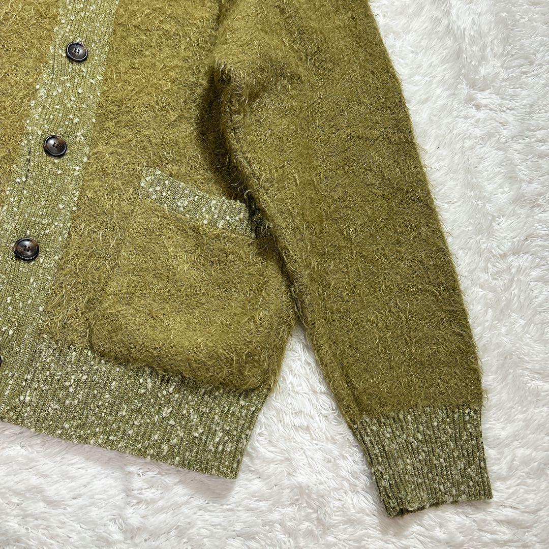 crepuscule シャギーカーディガン 厚手 ラメ入り　rroomm別注