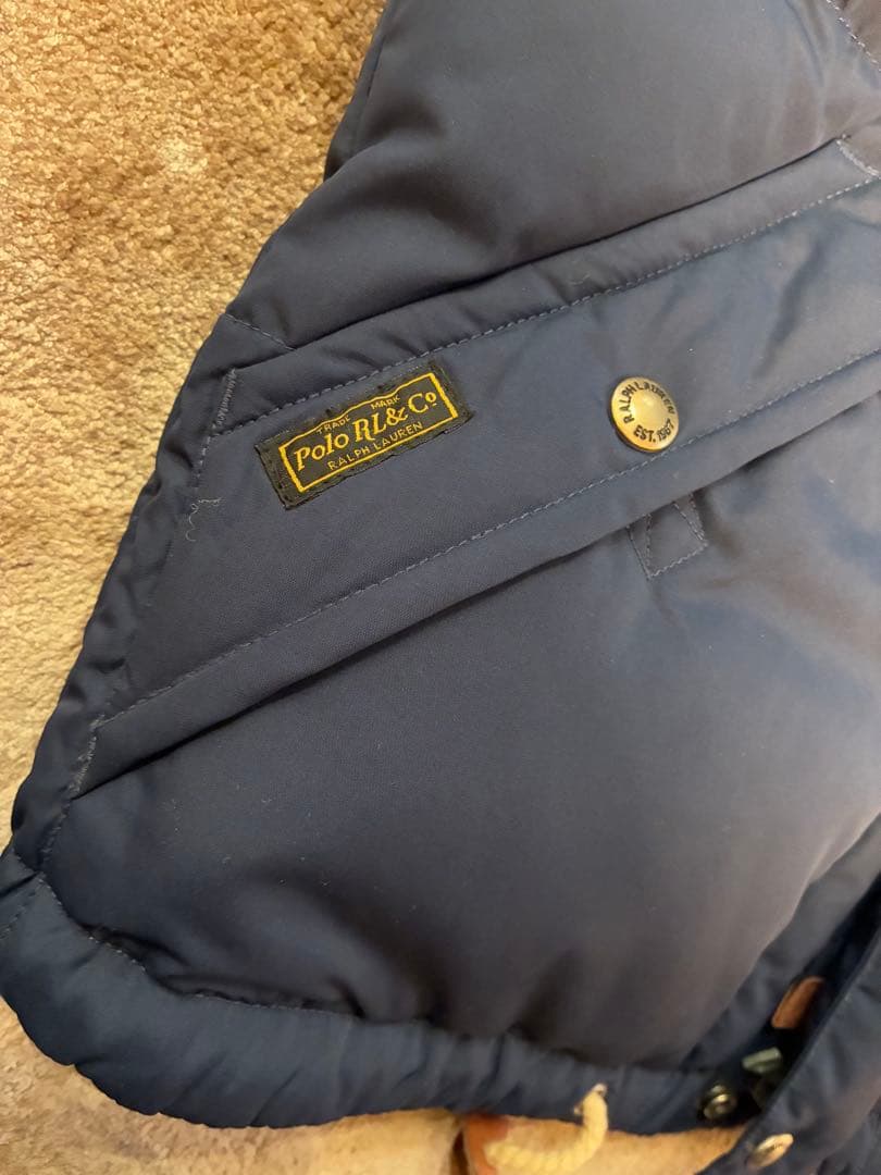 Polo Ralph Lauren ネイビー ダウンベスト　M 165cm