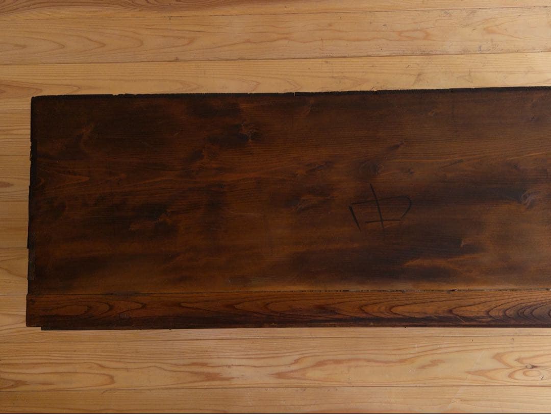 木製　二段チェスト　引き出し　和箪笥　古道具　サイドボード　収納棚