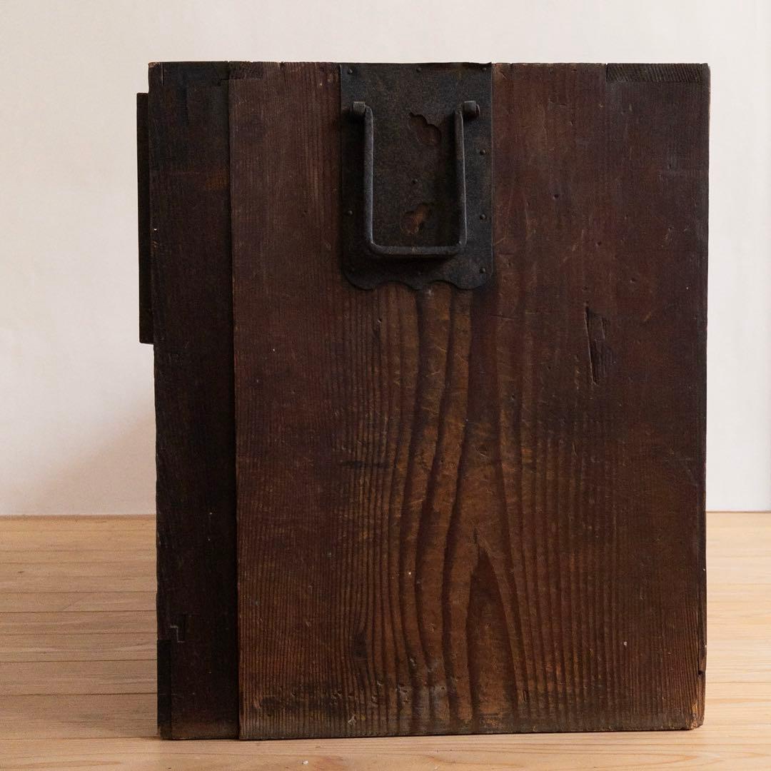 木製　二段チェスト　引き出し　和箪笥　古道具　サイドボード　収納棚