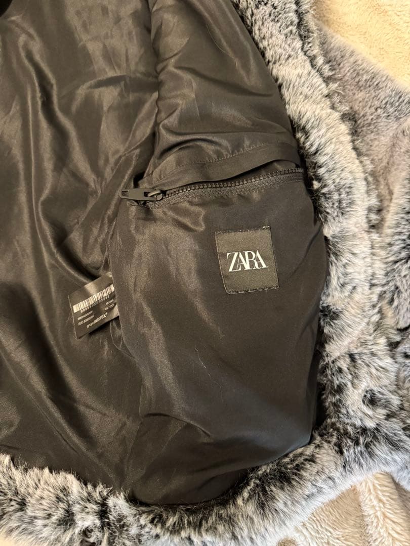 グレー ファー ジャケット Mサイズ