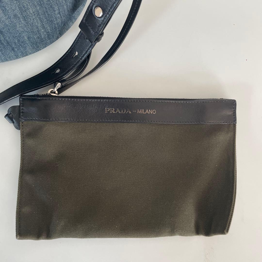 プラダ　デニム　トートバッグ