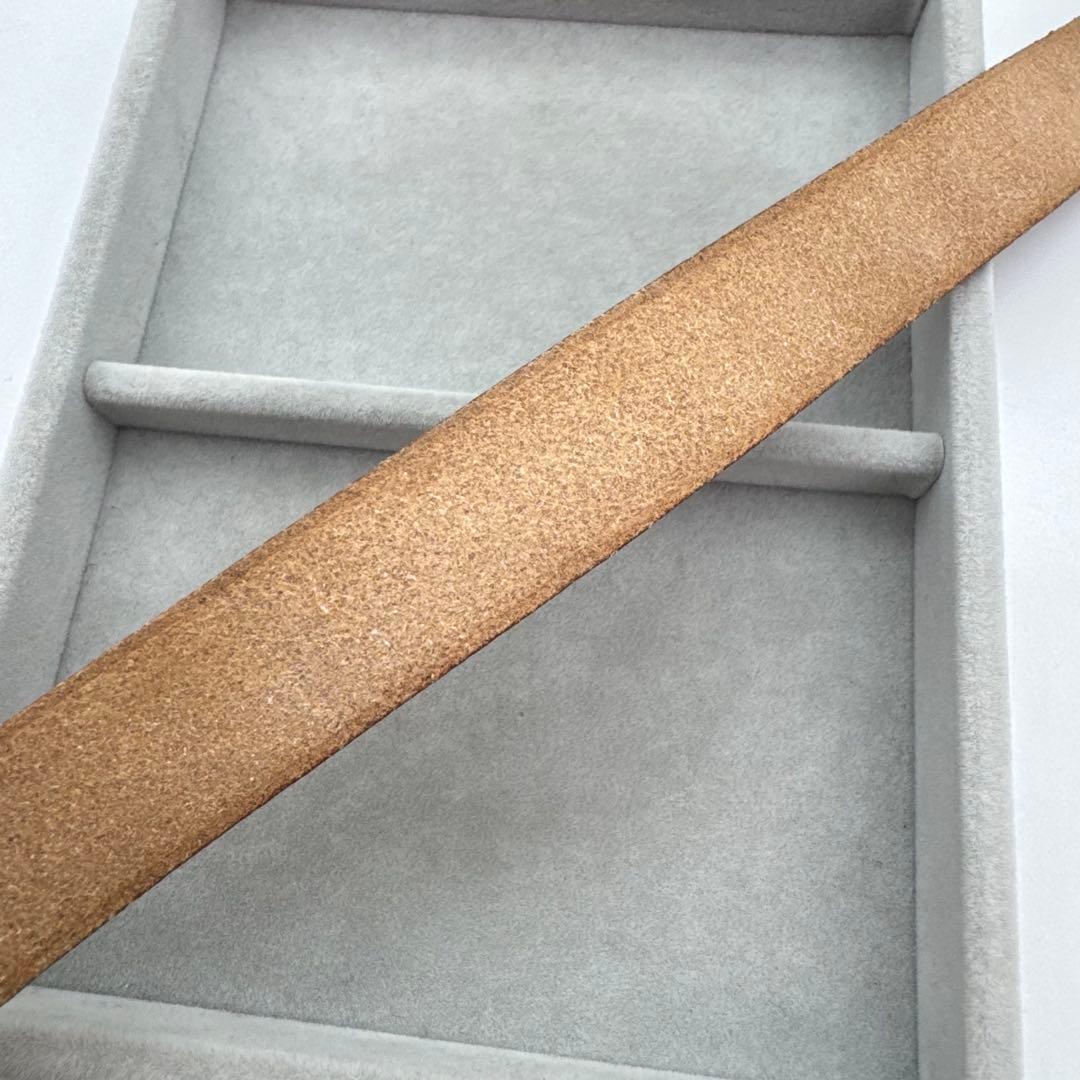 【定番】HERMES レザーバングル　ブレスレット　セリエ　ブラウン