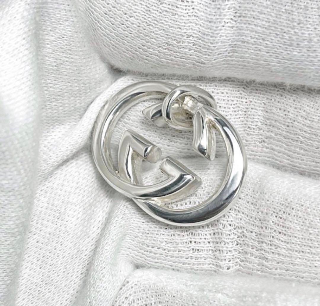 美品　GUCCI インターロッキングペンダントL