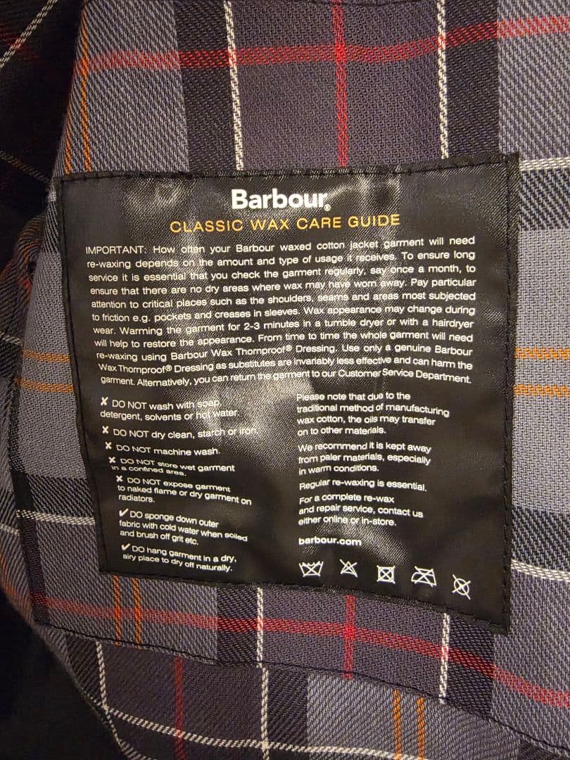 バブアー　Barbour ビデイル　40サイズ　Lサイズ