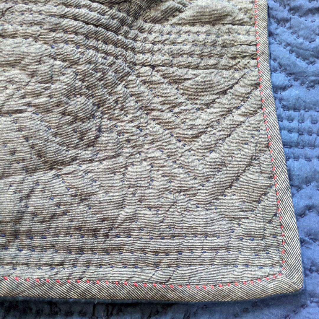 45Rカディシルクキルティングロングベスト