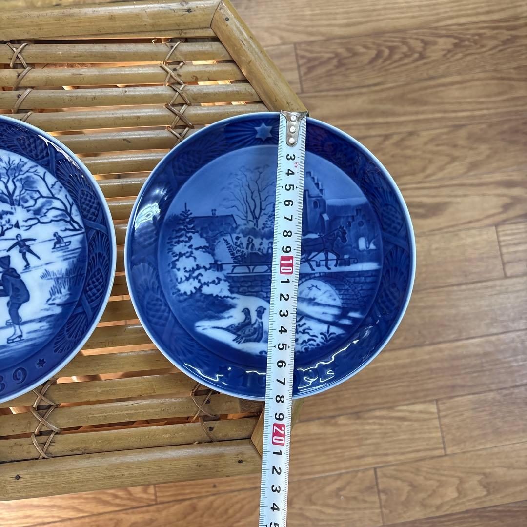 ロイヤルコペンハーゲン イヤープレート 2枚セット 1999年＆1989年セット